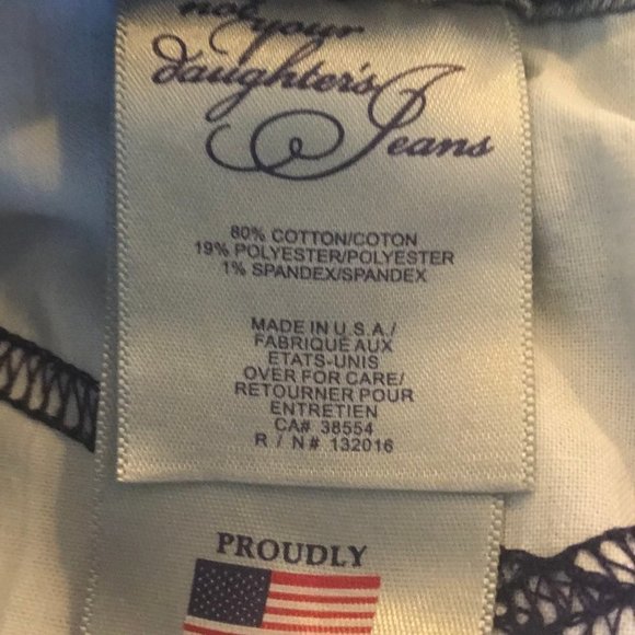 NYDJ Zip Up Ankle Cut Lift Tuck Jeans - Picture 5 of 5